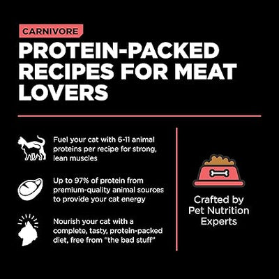 PETCUREAN GO! Carnivore: Grain-free Salmon + Cod Recipe for Cats