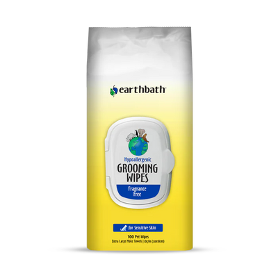 Earthbath - Hypoallegenic Grooming Wipes (100 ct)