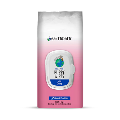 Earthbath - Ultra-Mild Puppy Wipes (100 ct)