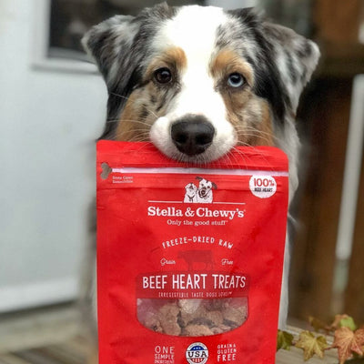 Stella & Chewy's - Single Ingredient Beef Heart Treats for Dogs