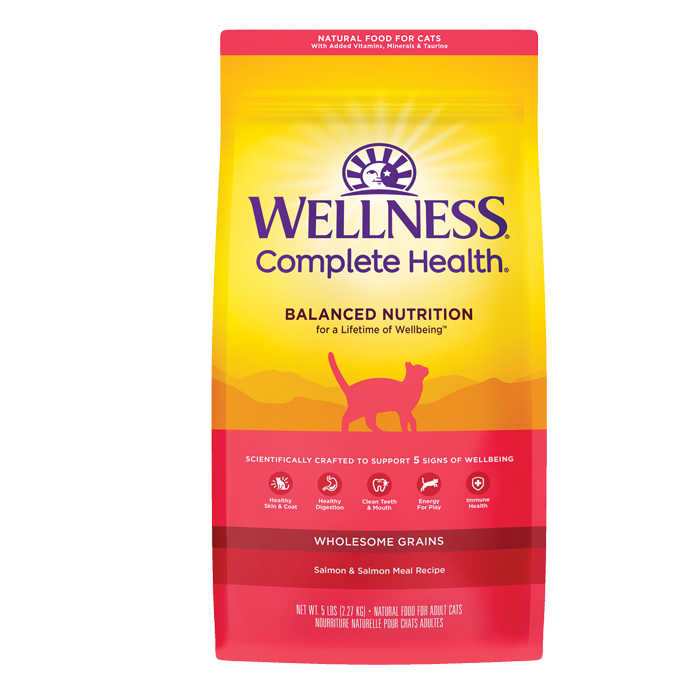 Wellness Brand - Complete Health Salmon Recipe Dry Cat Food