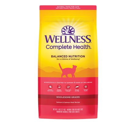 Wellness Brand - Complete Health Salmon Recipe Dry Cat Food