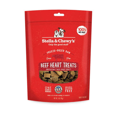 Stella & Chewy's - Single Ingredient Beef Heart Treats for Dogs