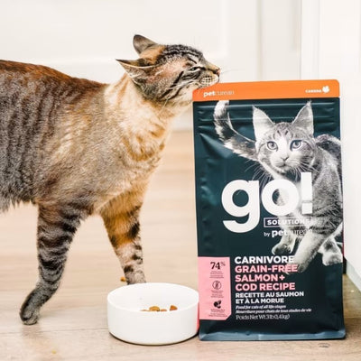 PETCUREAN GO! Carnivore: Grain-free Salmon + Cod Recipe for Cats