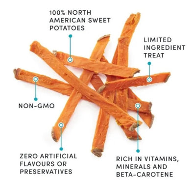 Crumps' Naturals Dog Treats: Sweet Potato Fries
