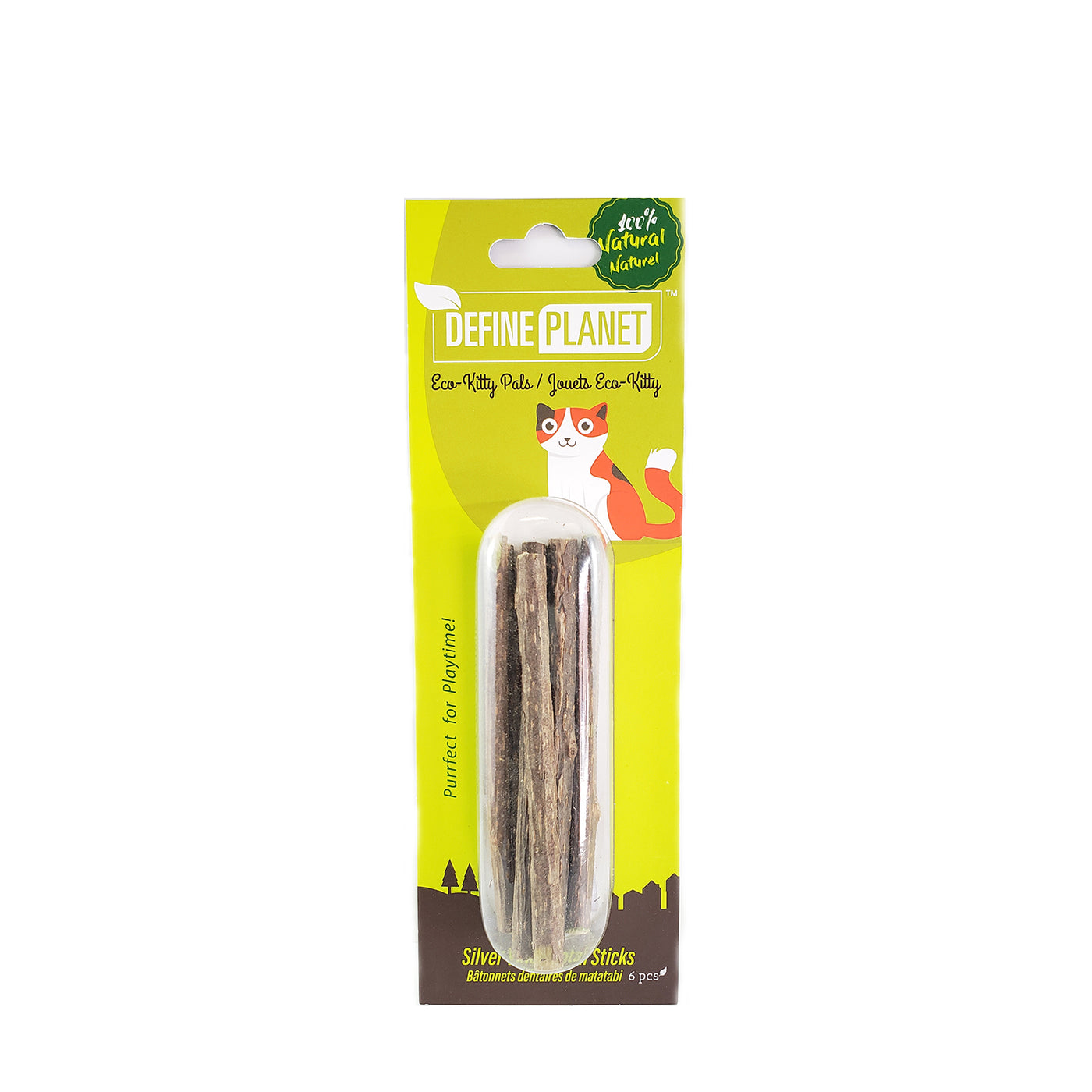 Define Planet - Eco-Kitty Silver Vine Dental Sticks for Cats