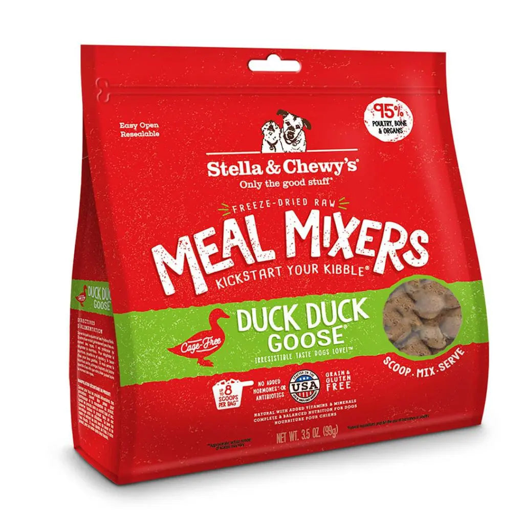 Stella & Chewy's - Duck Duck Goose Meal Mixers for Dogs