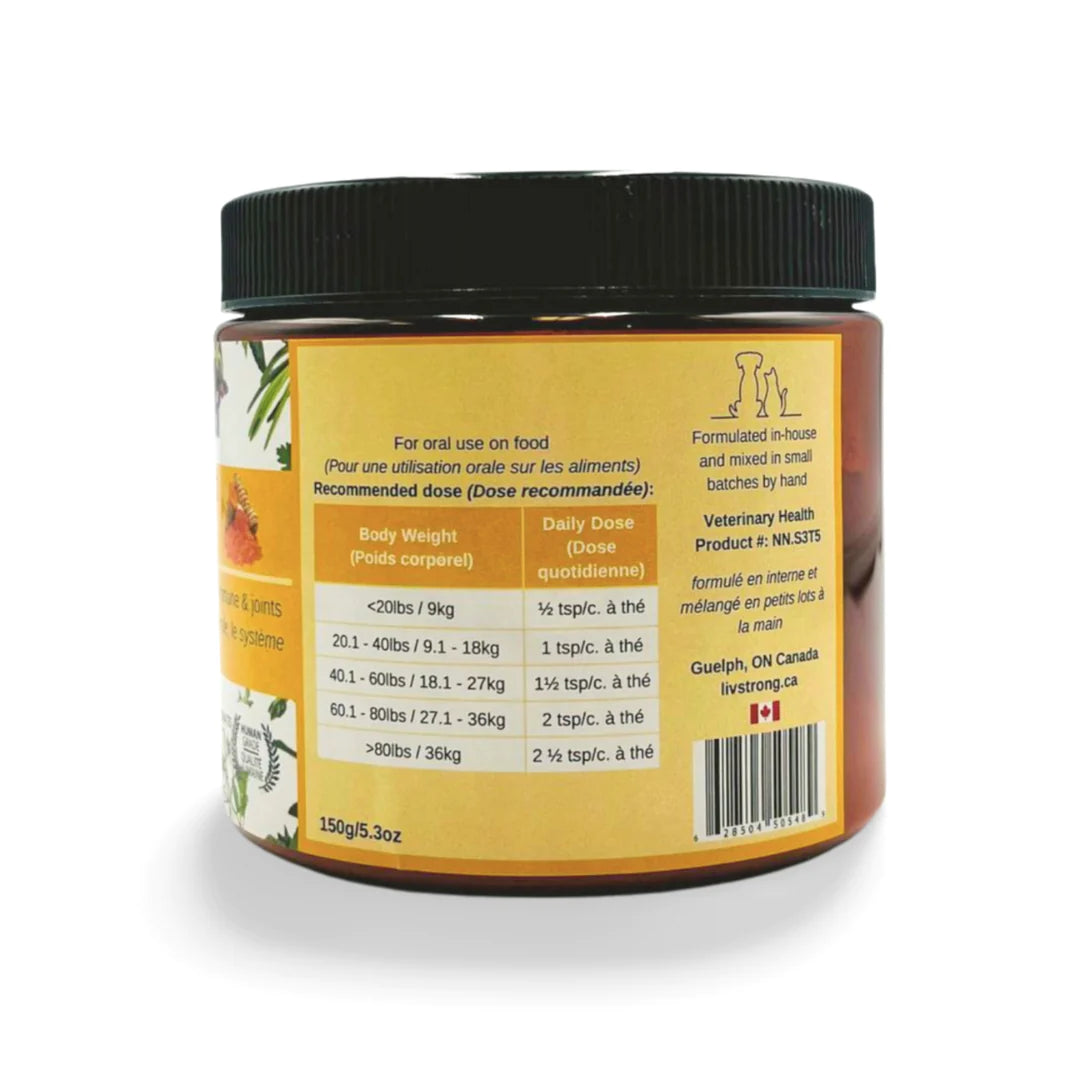 LIVSTRONG - Tumeric Plus Health Support for Dogs and Cats