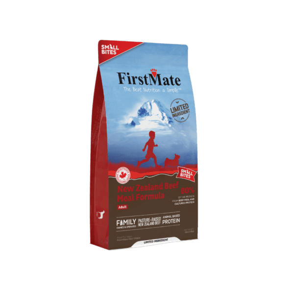 FirstMate Limited Ingredient Formule de farine de bœuf de Nouvelle-Zélande Petites bouchées Nourriture pour chiens