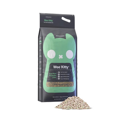 Rufus & Coco - Wee Kitty Flushable Eco Plant Clumping Tofu Litter