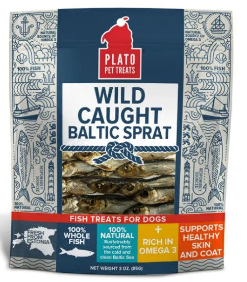 Plato Wild Caught Baltic Sprat 3 OZ
