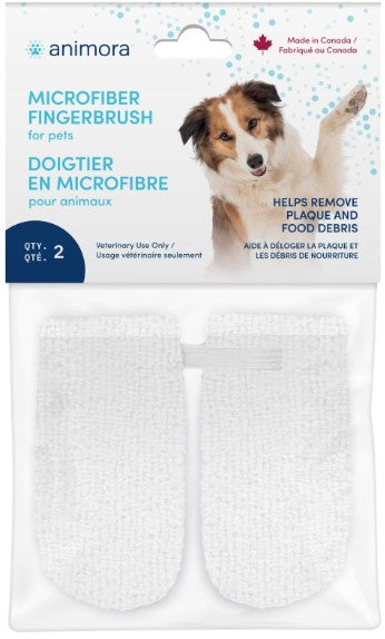 animora microfiber fingerbrush for pets