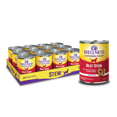 Wellness - Homestyle Stew - Wet Dog Food 12 x 12.5 oz