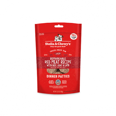 Stella & Chewy's - Remarkable Red Meat Dinner Patties Freeze-Dried Raw Dog Food