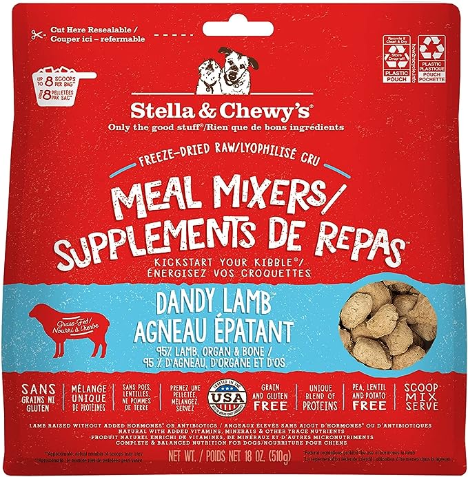 Stella & Chewy's - Dandy Lamb Meal Mixers for Dogs