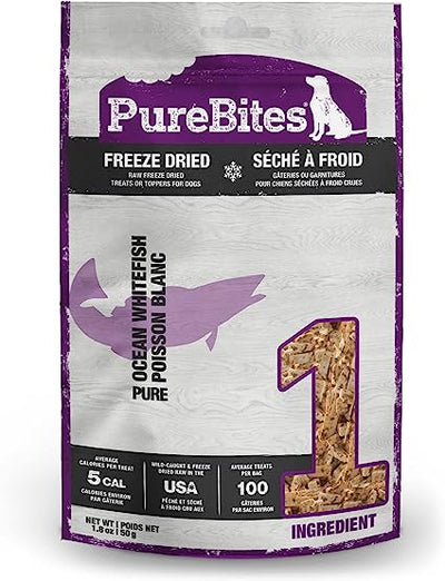PureBites for Dogs - Whitefish Freeze Dried Treats
