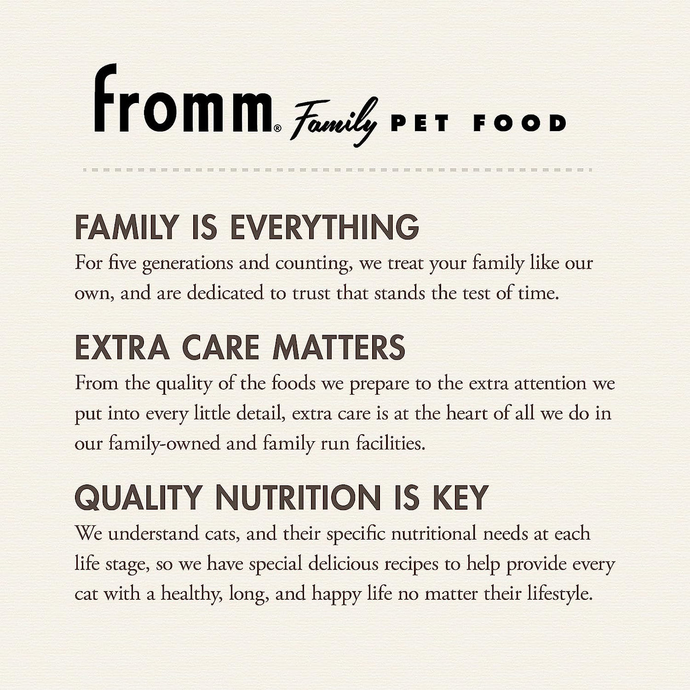 Fromm Family Pet Food Family Is Everything