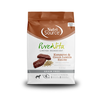 Nutrisource Purevita: Limited Ingredient Grain-free Kangaroo and Green Lentils Entrée Dry Dog Food
