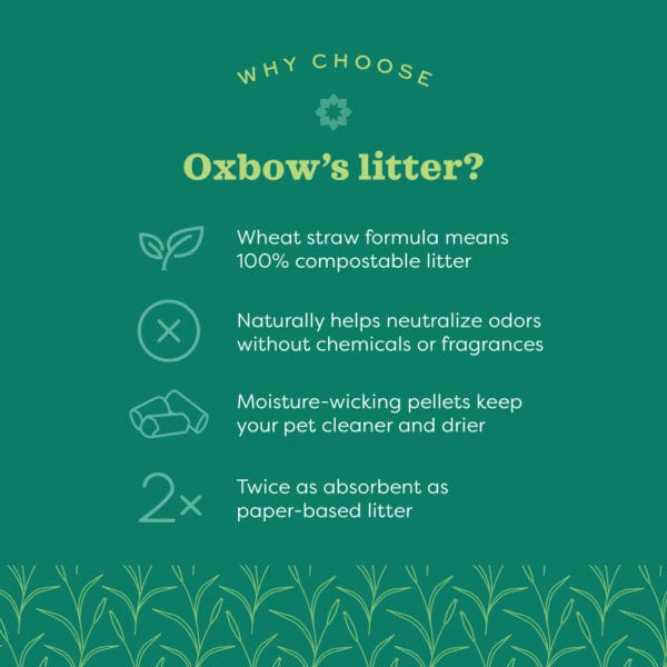 Oxbow Eco-Straw Wheat Straw Litter 20lbs
