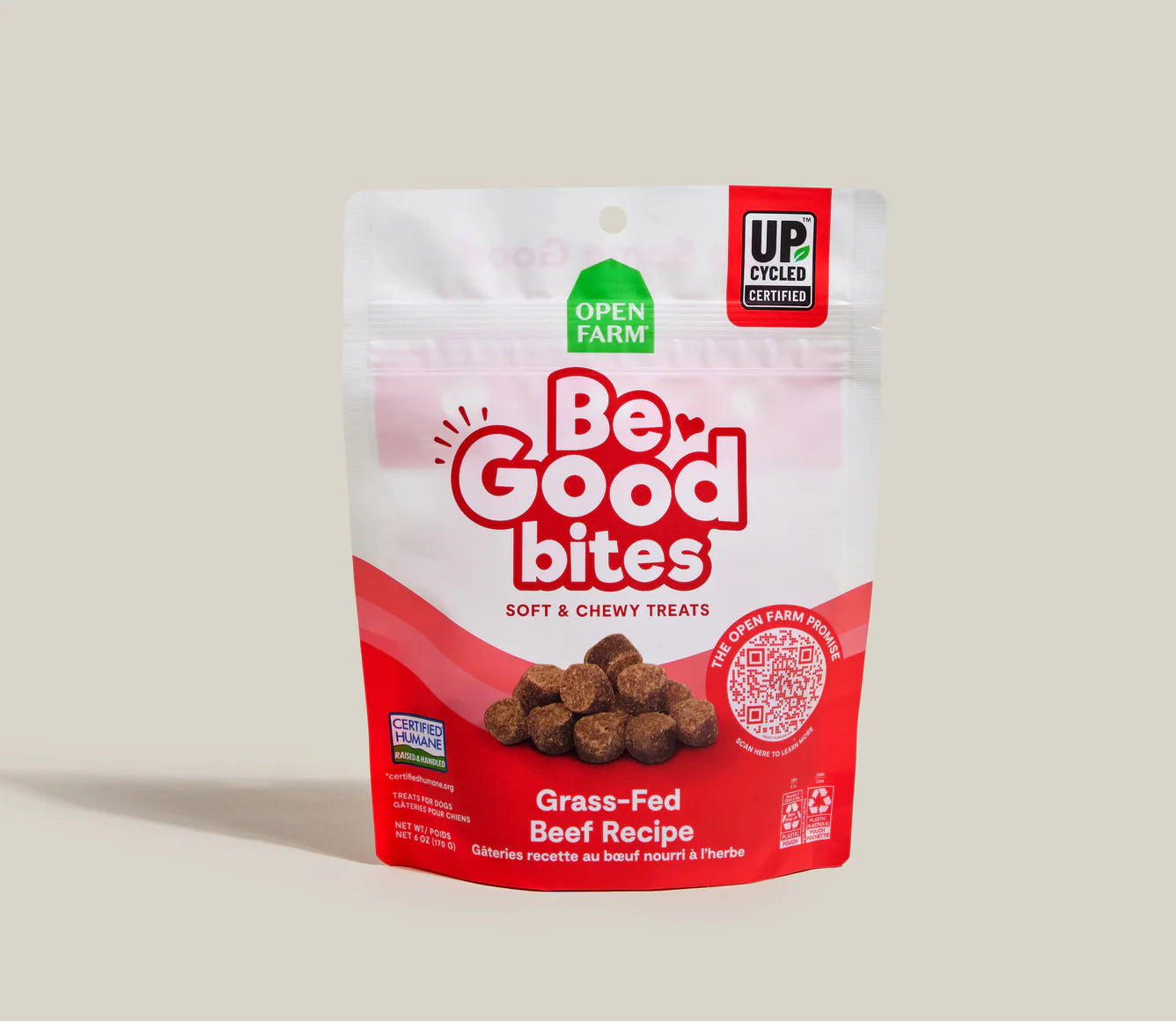 Ferme ouverte pour chiens – Lanières de bœuf séchées nourries à l'herbe sans céréales (5,6 oz)