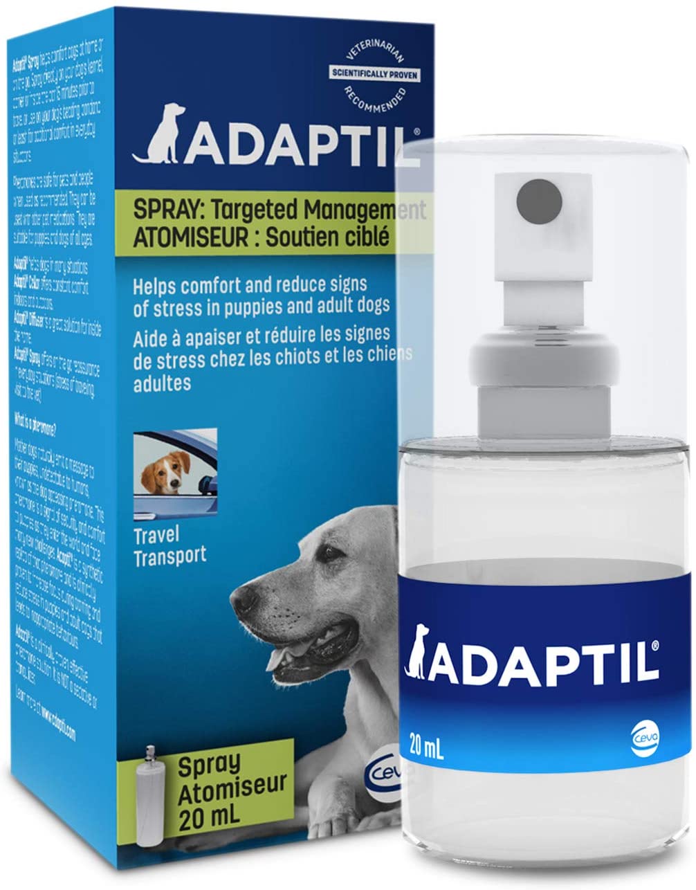 Adaptil - Spray aux phéromones pour chiens calmants