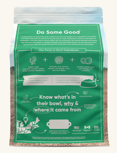 Open Farm for Dogs - Homestead Turkey and Ancient Grain Dry Food