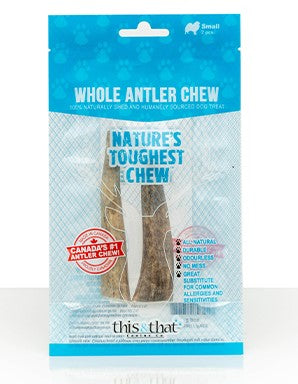 This &amp; That Antler Chew pour chiens