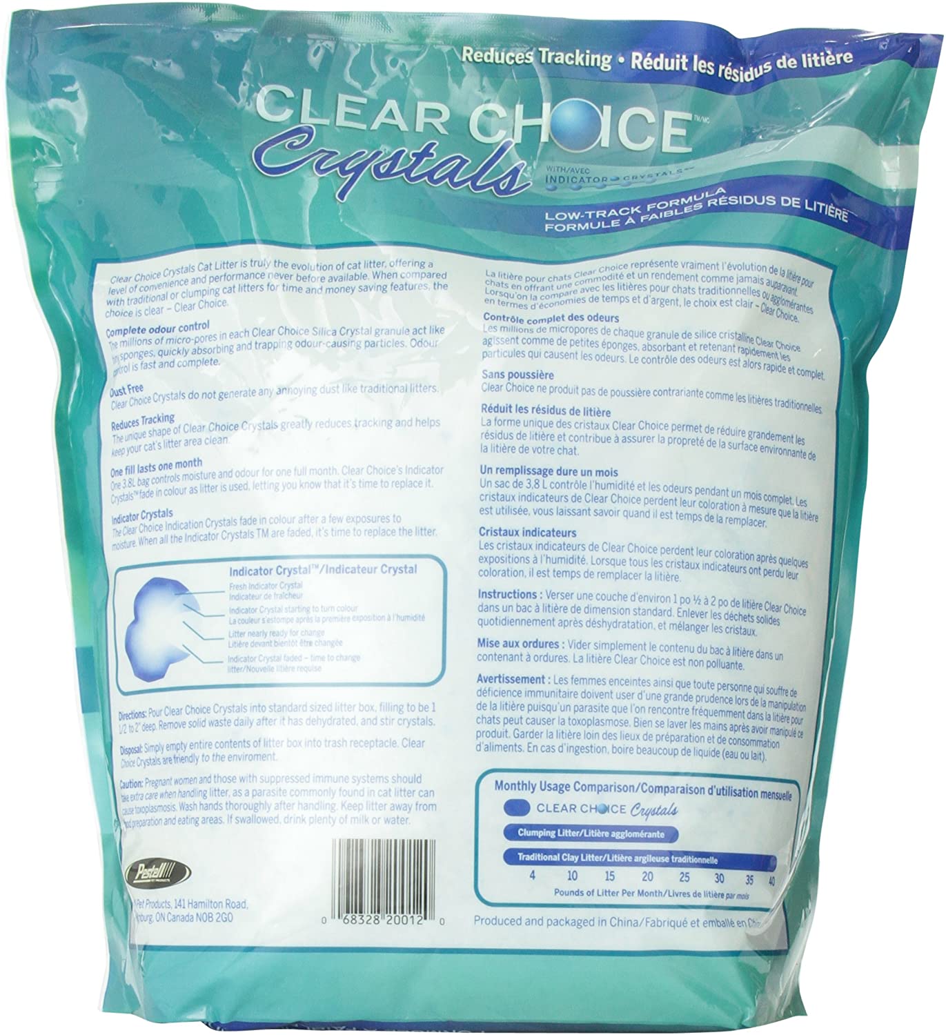 Clear Choice - Crystals Low Track Formula Silica Cat Litter