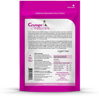 Crumps Naturals Plaque Busters Original Dog Treats Back Bag