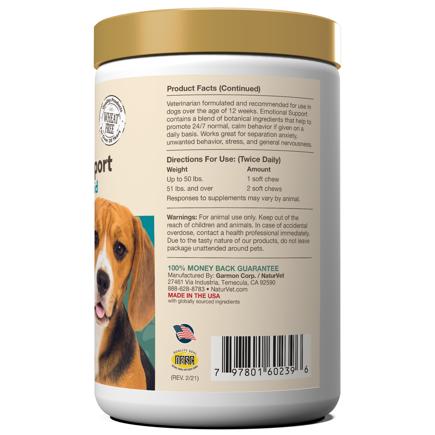 Naturvet calming cheap chews