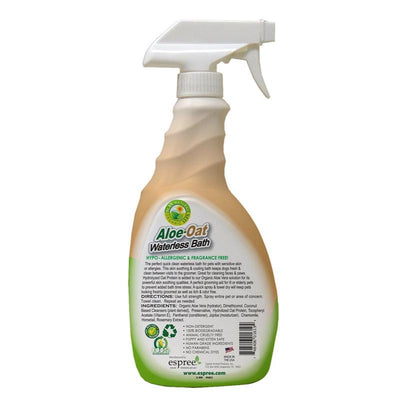 Espree Aloe Oat Waterless Bath Spray Bottle Back