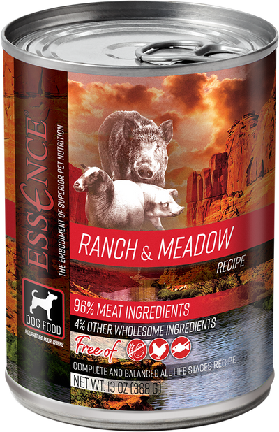 Essence Ranch and Meadow Canned Wet Dog Food