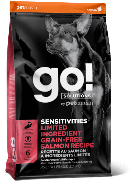 PETCUREAN Go! SENSITIVITIES Limited Grain Free Salmon for Dogs