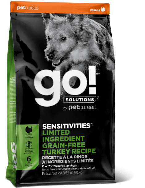 PETCUREAN GO! SENSITIVITIES - Limited Grain Free Turkey for Dogs