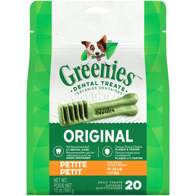 Complete oral care is important for your dog’s total body health and GREENIES Canine Dental Chews are proven to clean dogs’ teeth