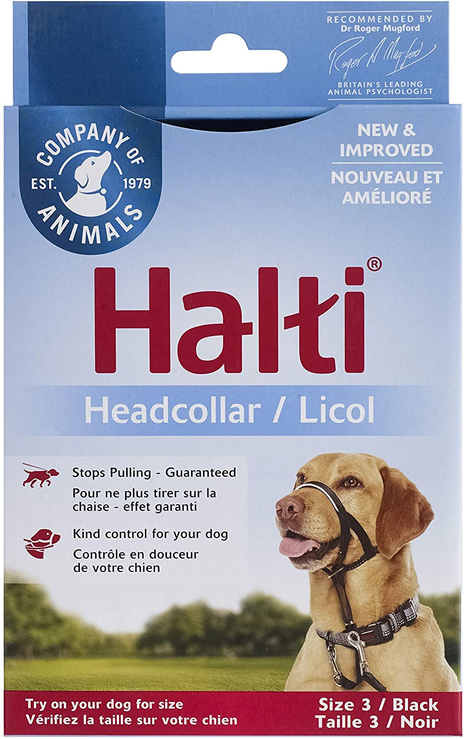 STOP PULLING - Train your dog to stop pulling on walks with the world-famous HALTI Headcollar. Neoprene-padded noseband ensures supreme comfort for your dog and prevents the strip from moving into your dog’s eyes PRACTICAL & SAFE - The safety loop attaches to the d-ring on the dog’s collar allowing control even if the headcollar comes off. 