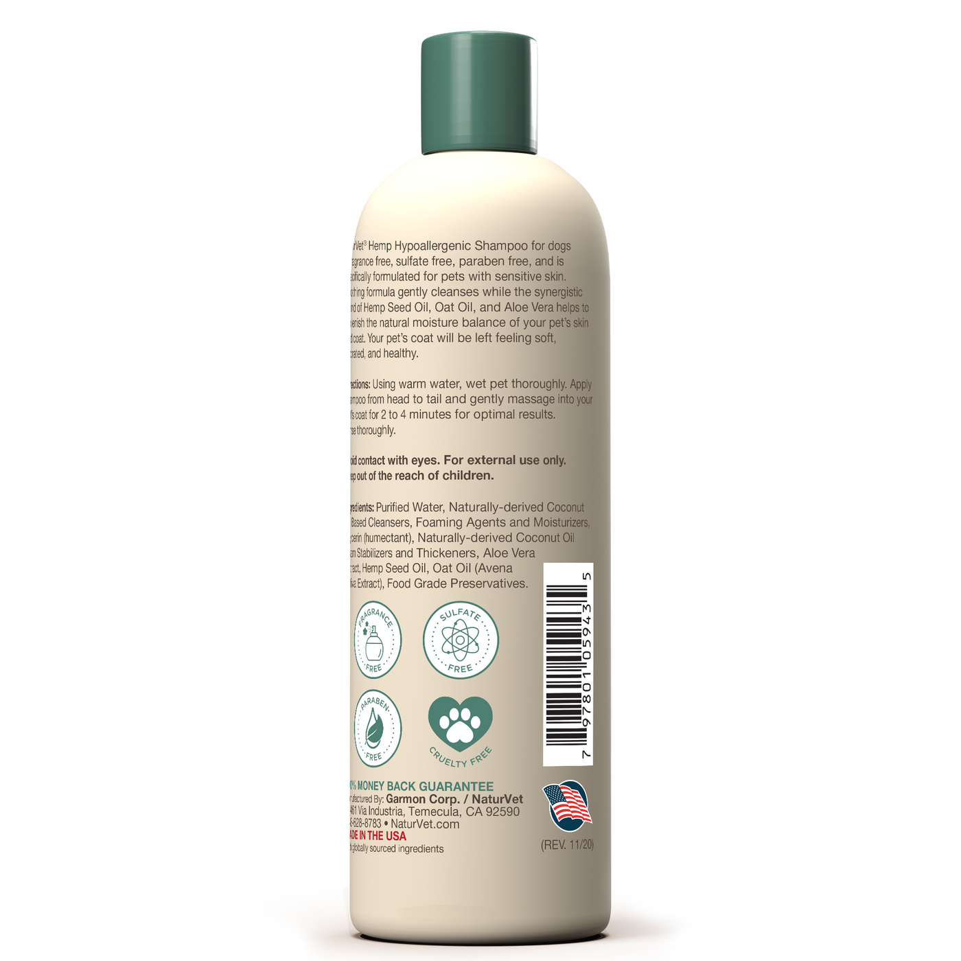 Naturvet hemp shampoo best sale