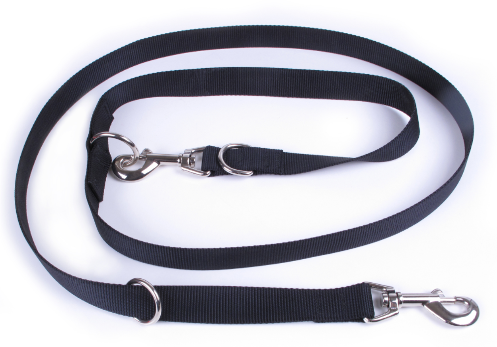 Hunter Brand Inc Nylon Training Leash Black