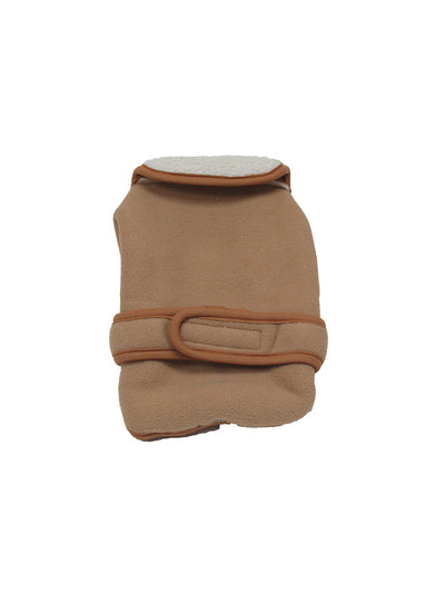 Hunter Brand Polar Fleece Winter Dog Coat Beige