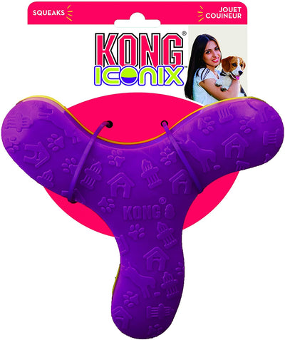 Kong Iconix Large Boomerang Chew Toy Packaging