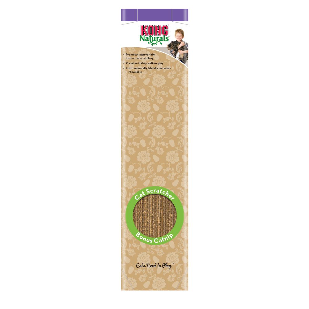 Kong Naturals Single Cardboard Cat Scratcher