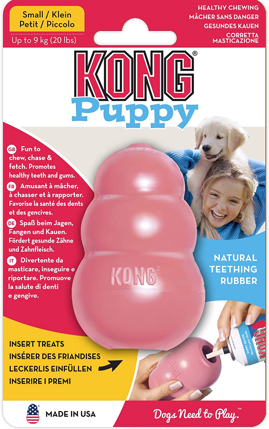Kong Puppy Chew Toy Small Packaging