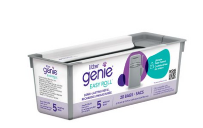 Litter Genie Easy Roll - Recharge longue durée pour Litter Genie, dure jusqu'à 5 mois