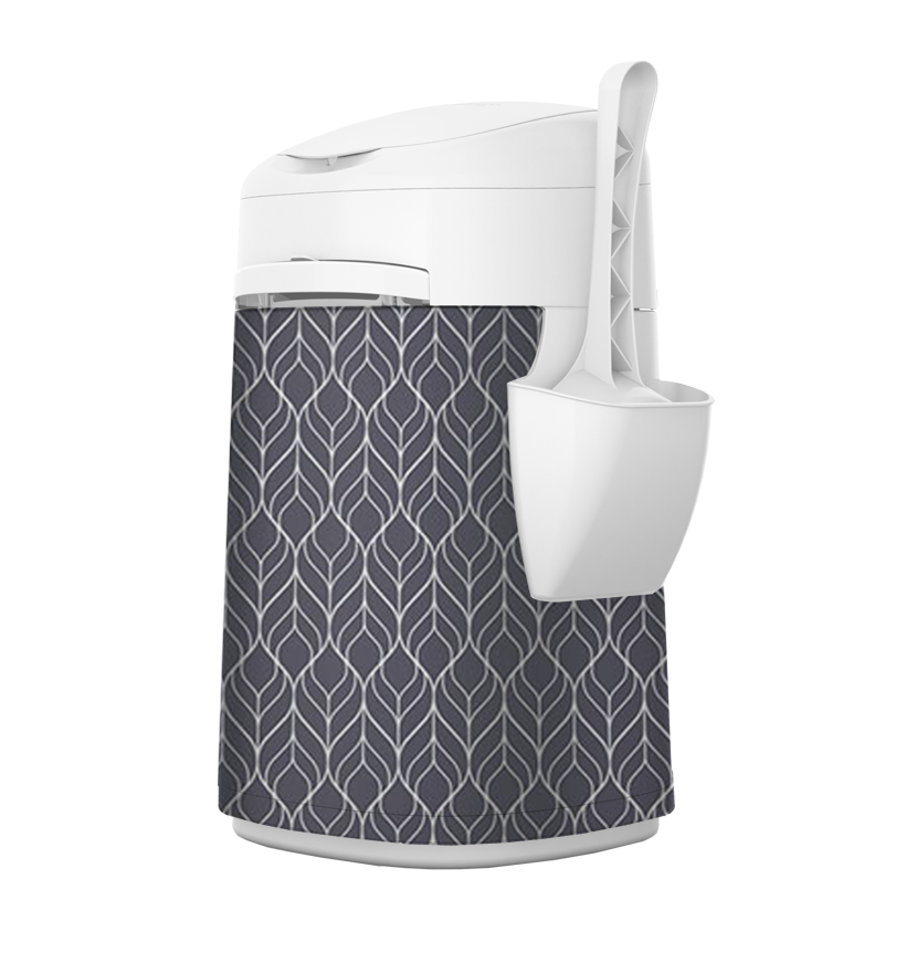 Litter Locker Design Plus Sleeve Boho Leaf Grey