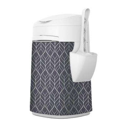 Litter Locker Design Plus Sleeve Boho Leaf Grey