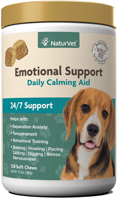 Emotional Support contains a blend of botanical ingredients that help to promote 24/7 normal, calm behavior if given on a daily basis. Works great for separation anxiety, unwanted behavior, stress, and general nervousness.