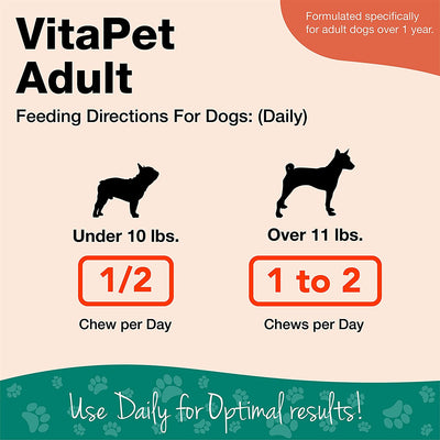 NaturVet VitaPet Adult Daily Vitamins Soft Chews (60ct)