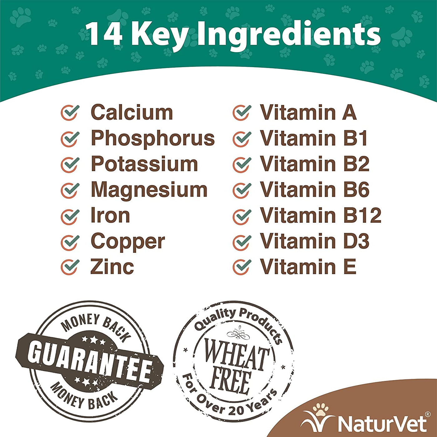 NaturVet VitaPet Adult Daily Vitamins Soft Chews (60ct)