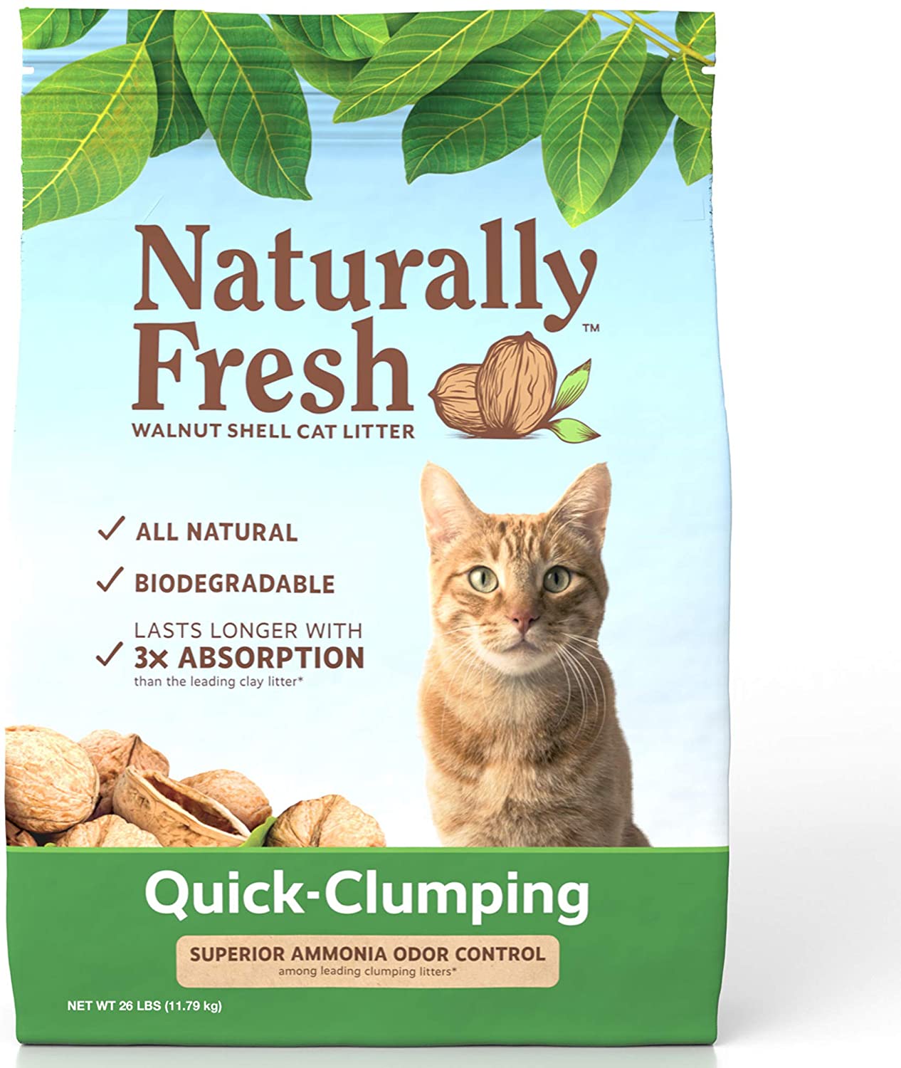 Naturally Fresh - Litière pour chat agglomérante rapide