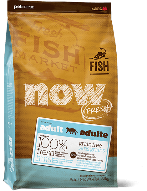 PETCUREAN Now Fresh - Grain Free Trout Salmon and Herring For Cats